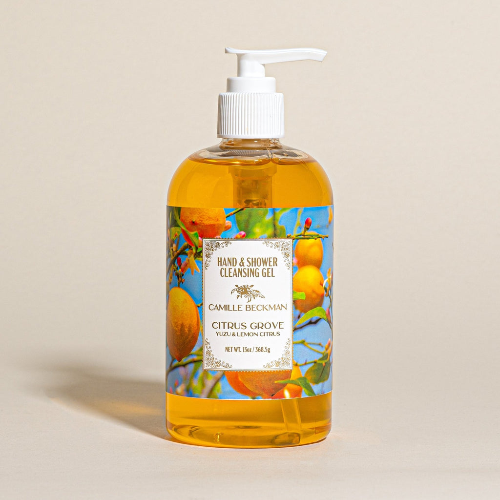 Hand & Shower Cleansing Gel 13oz Citrus Grove - Camille Beckman