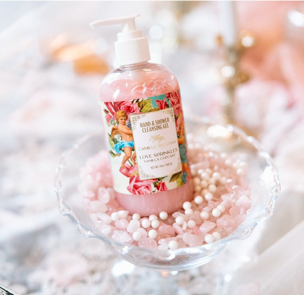 Hand & Shower Cleansing Gel 13oz Love Sprinkles - Camille Beckman