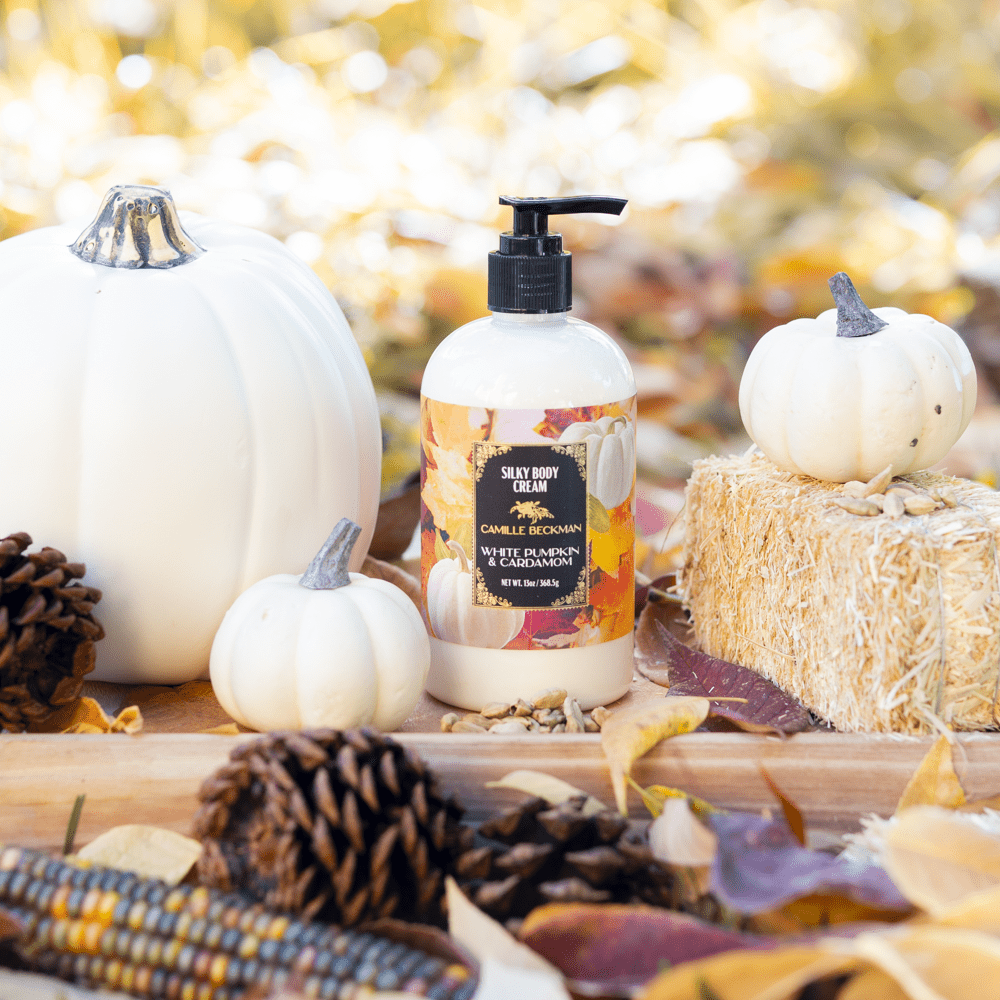 Silky Body Cream 13oz White Pumpkin & Cardamom - Camille Beckman