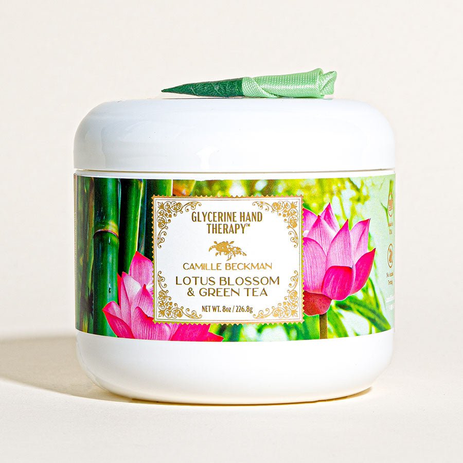 Glycerine Hand Therapy™ 8oz Lotus Blossom & Green Tea - Camille Beckman