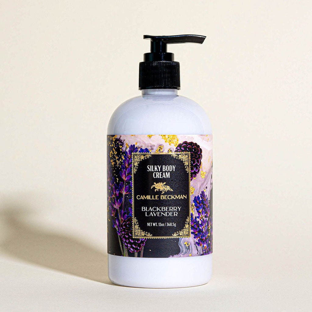 Silky Body Cream 13oz Blackberry Lavender - Camille Beckman