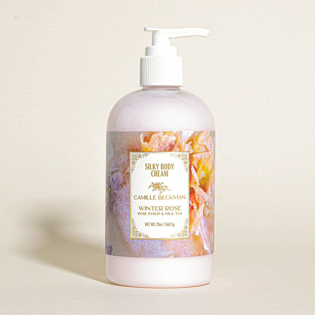 Silky Body Cream 13oz Winter Rose - Camille Beckman