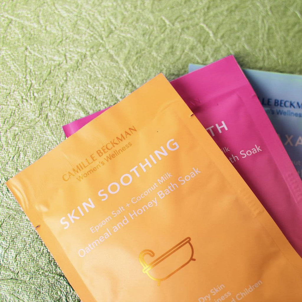 Value Bundle - Skin Soothing - Oatmeal and Honey Bath Soak (4 Pack) - Camille Beckman